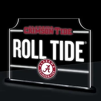 Alabama Crimson Tide 10" LED Tabletop Rectangle Fan Cheer Desklite Sign