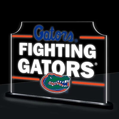 Florida Gators 10" LED Tabletop Rectangle Fan Cheer Desklite Sign