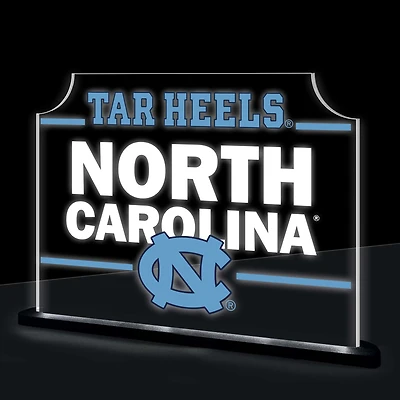 North Carolina Tar Heels 10" LED Tabletop Rectangle Fan Cheer Desklite Sign