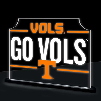 Tennessee Volunteers 10" LED Tabletop Rectangle Fan Cheer Desklite Sign