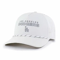 Men's '47  White Los Angeles Dodgers Forward Vault Hitch Adjustable Hat