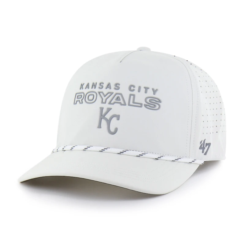 Men's '47 White Kansas City Royals Forward Vault Hitch Adjustable Hat