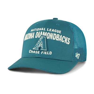Men's '47  Teal Arizona Diamondbacks Contemporary Hitch Adjustable Trucker Hat