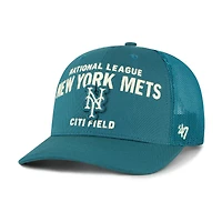 Men's '47  Teal New York Mets Contemporary Hitch Adjustable Trucker Hat