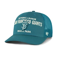 Men's '47  Teal San Francisco Giants Contemporary Hitch Adjustable Trucker Hat