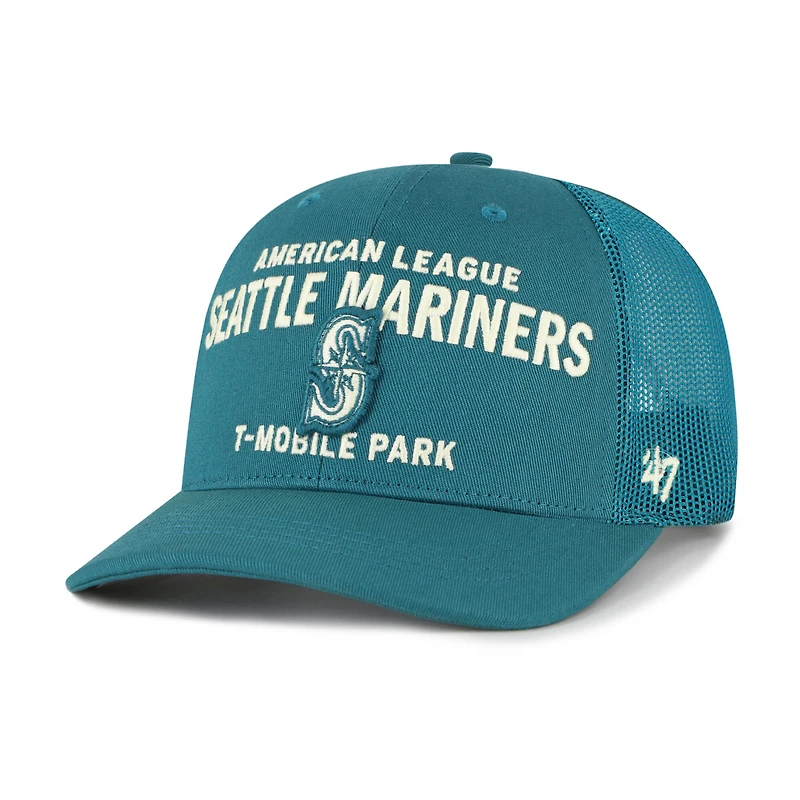 Men's '47  Teal Seattle Mariners Contemporary Hitch Adjustable Trucker Hat