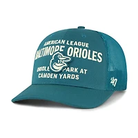 Men's '47  Teal Baltimore Orioles Contemporary Hitch Adjustable Trucker Hat