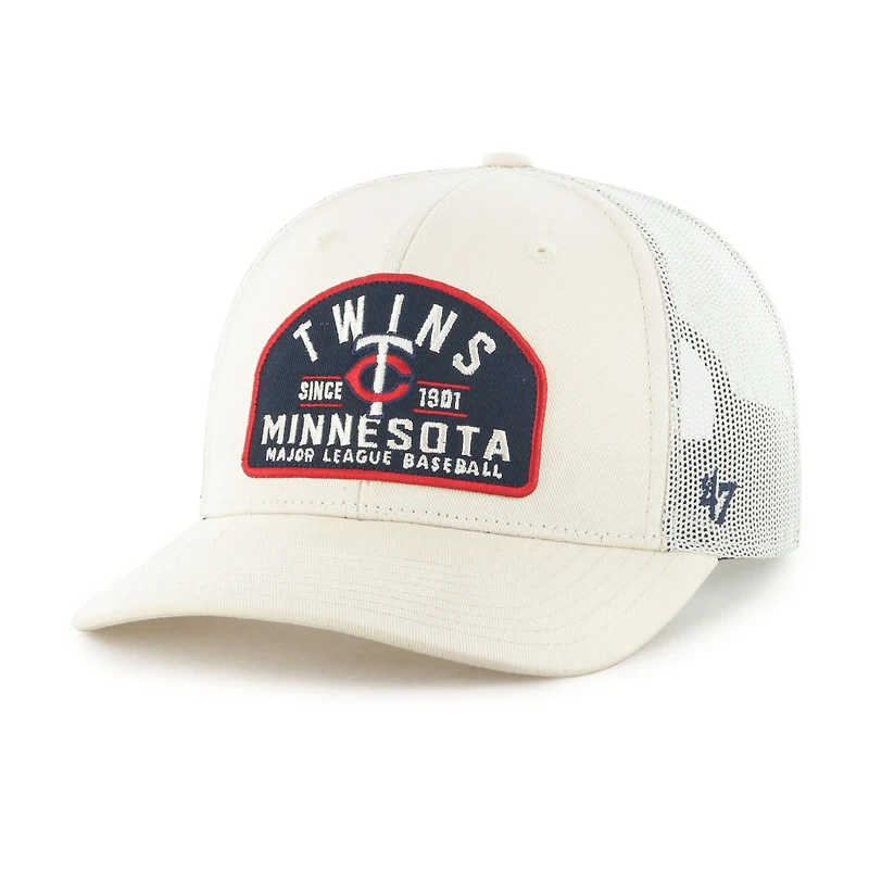 Men's '47 Cream Minnesota Twins Leland Adjustable Trucker Hat
