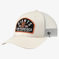 Men's '47  Cream San Francisco Giants Leland Adjustable Trucker Hat