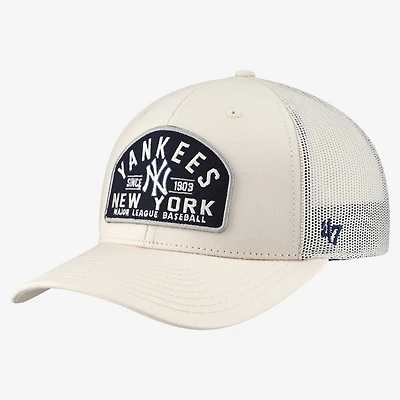 Men's '47  Cream New York Yankees Leland Adjustable Trucker Hat