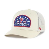 Men's '47  Cream Philadelphia Phillies Leland Adjustable Trucker Hat