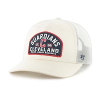 Men's '47  Cream Cleveland Guardians Leland Adjustable Trucker Hat