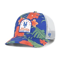 Men's '47  Royal New York Mets Beachside Adjustable Trucker Hat