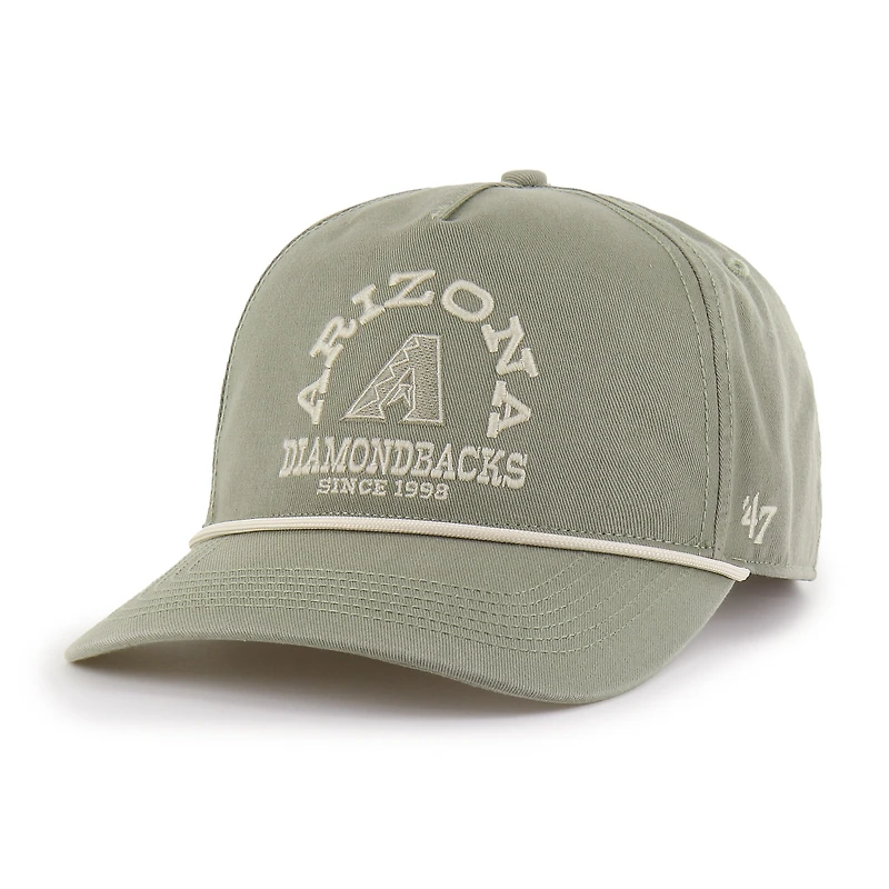 Men's '47  Olive Arizona Diamondbacks Canyon Ranchero Hitch Adjustable Hat