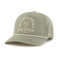 Men's '47  Olive Milwaukee Brewers Canyon Ranchero Hitch Adjustable Hat
