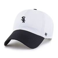 Men's '47 White/Black Chicago White Sox Vista Mini Clean Up brrr° Adjustable Hat