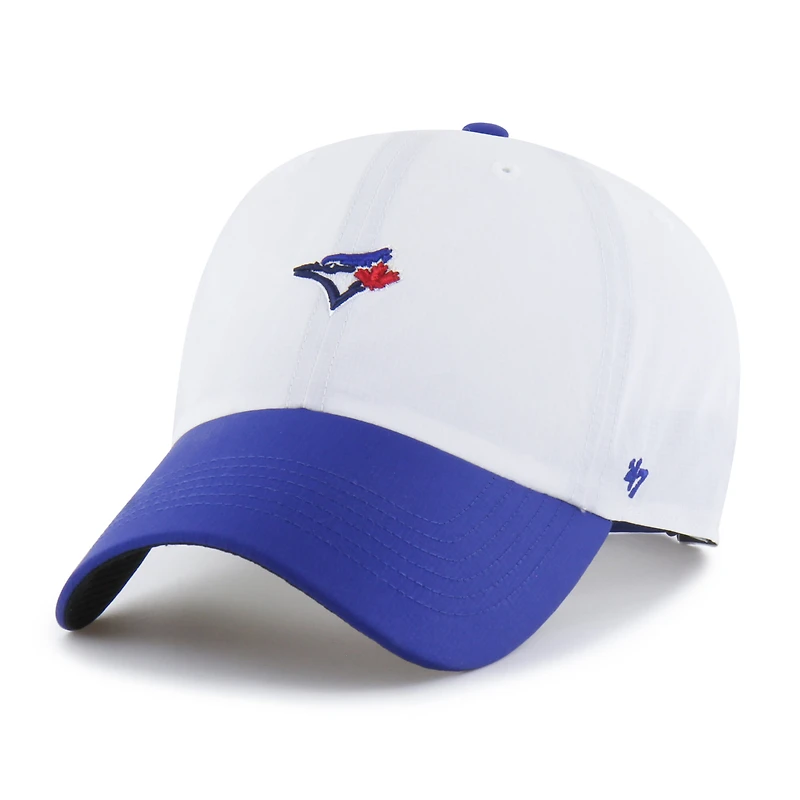 Men's '47 White/Royal Toronto Blue Jays Vista Mini Clean Up brrr° Adjustable Hat