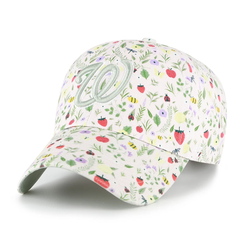 Women's '47  Light Pink Washington Nationals Posey Clean Up Adjustable Hat