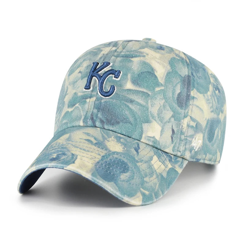 Women's '47  Blue Kansas City Royals Gardenia Clean Up Adjustable Hat