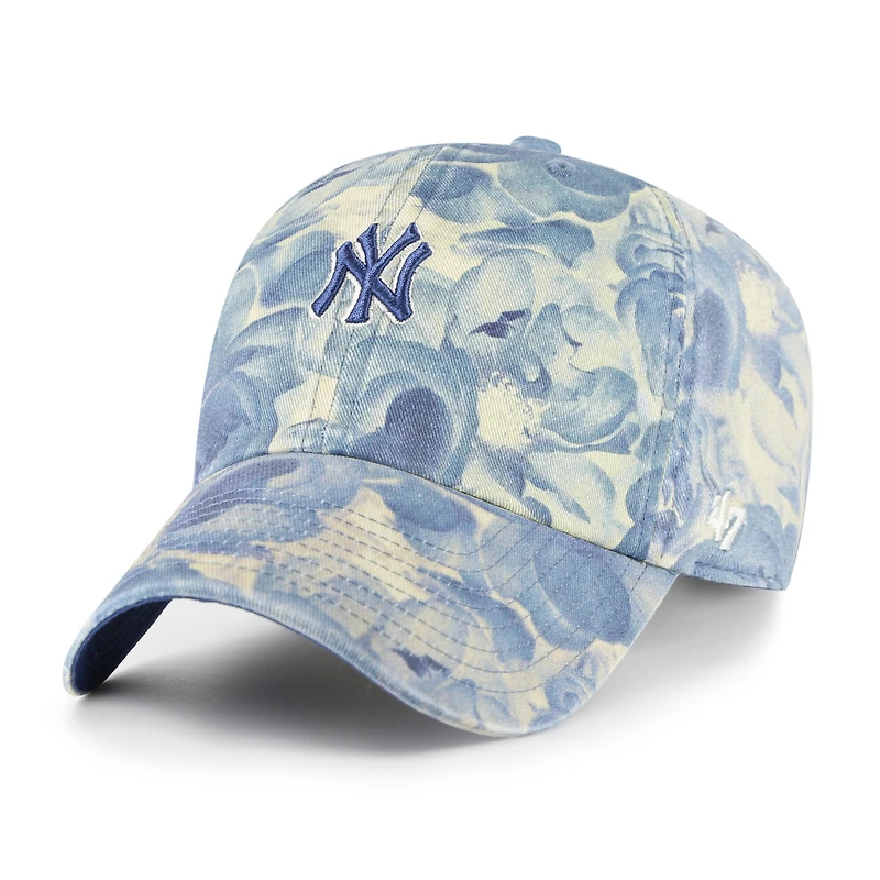 Women's '47  Blue New York Yankees Gardenia Clean Up Adjustable Hat
