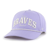 Women's '47  Purple Atlanta Braves Gelato Hitch Rope Adjustable Hat