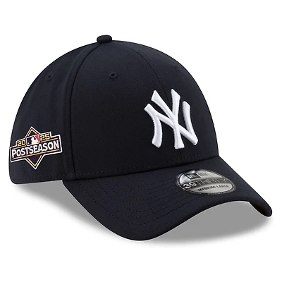 Men's New Era Navy New York Yankees 2025 MLB Postseason Side Patch 39THIRTY Flex Hat