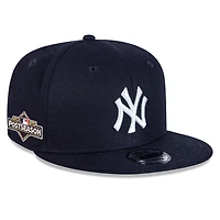 Men's New Era Navy New York Yankees 2025 MLB Postseason Side Patch 9FIFTY Snapback Hat