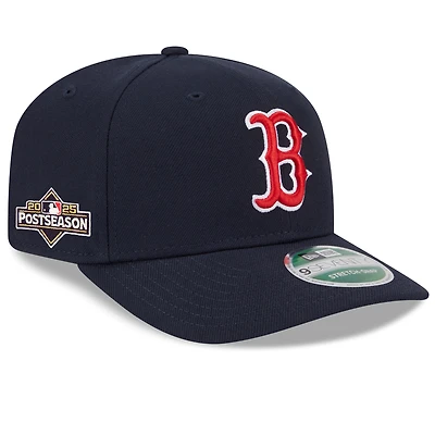 Men's New Era Navy Boston Red Sox 2025 MLB Postseason Side Patch 9SEVENTY Adjustable Hat
