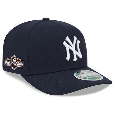 Men's New Era Navy New York Yankees 2025 MLB Postseason Side Patch 9SEVENTY Adjustable Hat