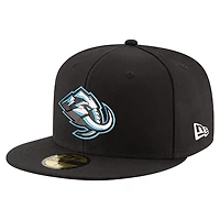 Men's New Era Black Utah Mammoth Core 59FIFTY Fitted Hat