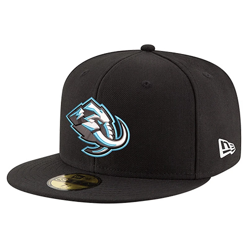 Men's New Era Black Utah Mammoth Core 59FIFTY Fitted Hat