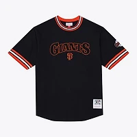 Men's Mitchell & Ness  Black San Francisco Giants Wild Pitch Ringer T-Shirt