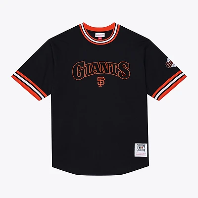 Men's Mitchell & Ness Black San Francisco Giants Wild Pitch Ringer T-Shirt