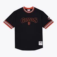 Men's Mitchell & Ness  Black San Francisco Giants Wild Pitch Ringer T-Shirt