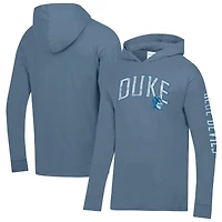 Men's ComfortWash  Blue Duke Blue Devils Long Sleeve Hooded T-Shirt