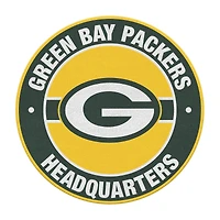 Imperial Green Bay Packers Round Headquarters Rug