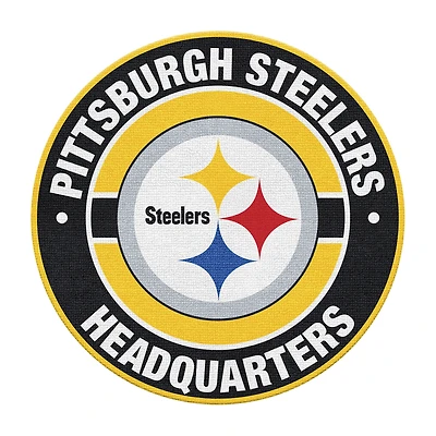 Imperial Pittsburgh Steelers Round Headquarters Rug