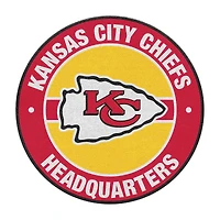 Imperial Kansas City Chiefs Round Headquarters Rug