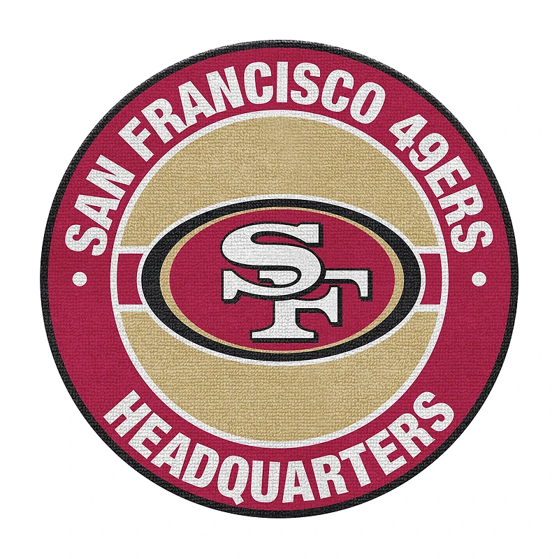 Imperial San Francisco 49ers Round Headquarters Rug