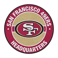 Imperial San Francisco 49ers Round Headquarters Rug