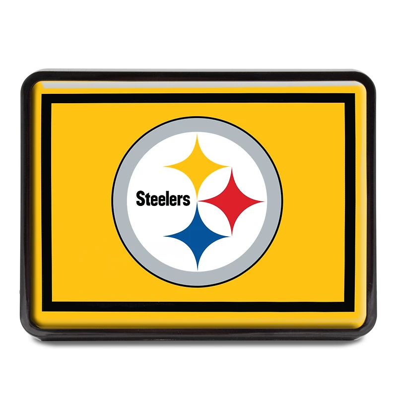 WinCraft Pittsburgh Steelers Universal Rectangle Hitch Cover