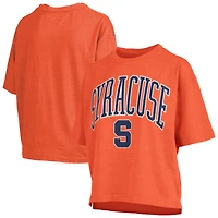 Women's Pressbox  Orange Syracuse Orange Nelson T-Shirt