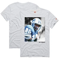 Unisex Homage Barry Sanders Ash Detroit Lions Pay Homage Tri-Blend T-Shirt