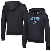Women's Champion Black Utah Mammoth Powerblend Fleece Hoodie