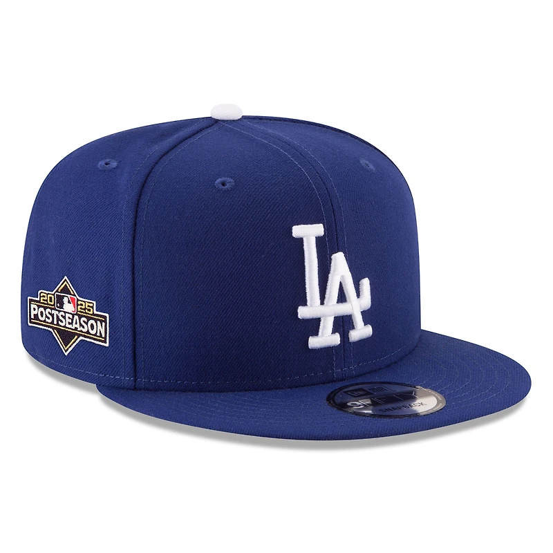 Men's New Era Royal Los Angeles Dodgers 2025 MLB Postseason Side Patch 9FIFTY Snapback Hat