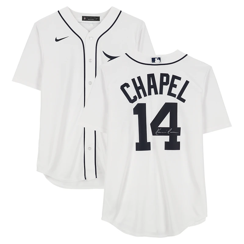 Kevin Costner For Love of the Game Autographed Detroit Tigers White Nike Replica Jersey