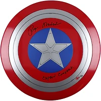 Roger Staubach Dallas Cowboys Autographed Replica Captain America Shield with "Captain Comeback" Inscription - Limited Edition of 5