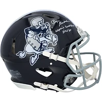 Roger Staubach Dallas Cowboys Autographed Riddell Cowboy Joe Speed Authentic Helmet with Multiple Inscriptions