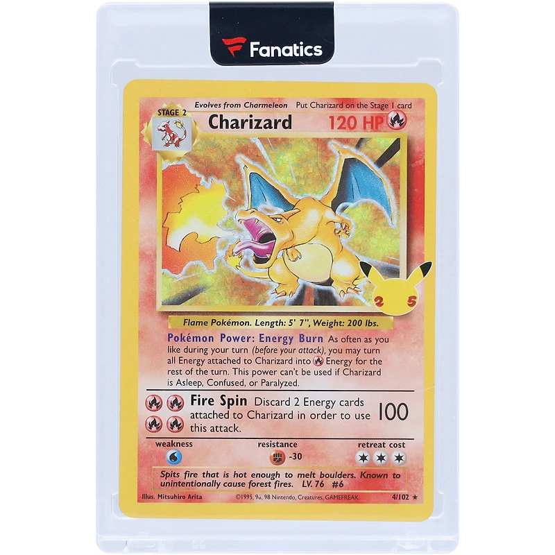 Charizard 2021 Pokemon Celebrations Classic Collection Holo #4 Card