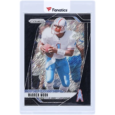 Warren Moon Houston Oilers 2024 Panini Prizm Black Shimmer Prizm #298 #1/1 Card